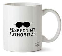 Hippowarehouse Respect My Authoritah Printed Mug Cup Ceramic 10oz