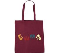 Hippowarehouse Retro Guitar Pick Tote Shopping Gym Beach Bag 42cm x38cm, 10 litres