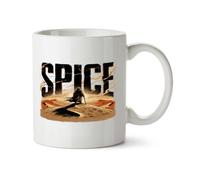 Hippowarehouse Retro Spice Sci Fi Desert Fantasy Artwork Printed Mug Various Colour Options Ceramic Cup Kitchenware 11oz