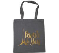 Hippowarehouse Rewrite the stars Tote Shopping Gym Beach Bag 42cm x38cm, 10 litres