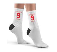 Hippowarehouse Robert Lewandowski 9 Polska Socks Printed Childrens 26.5cm breathable Novelty Sock Gift