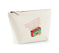 Hippowarehouse Rockin' Robin Radio Printed Make up Cosmetic wash Bag 18x19x9cm