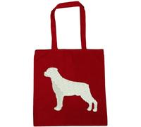 Hippowarehouse Rottweiler Logo Tote Shopping Gym Beach Bag 42cm x38cm, 10 litres