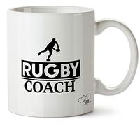 Hippowarehouse Rugby Coach Printed Mug Cup Ceramic 10oz