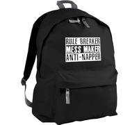 HippoWarehouse Rule Breaker Mess Maker Anti-Napper Backpack ruck Sack Dimensions: 31 x 42 x 21 cm Capacity: 18 litres