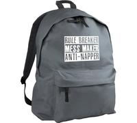 HippoWarehouse Rule Breaker Mess Maker Anti-Napper Backpack ruck Sack Dimensions: 31 x 42 x 21 cm Capacity: 18 litres