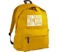 HippoWarehouse Rule Breaker Mess Maker Anti-Napper Backpack ruck Sack Dimensions: 31 x 42 x 21 cm Capacity: 18 litres