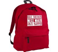 HippoWarehouse Rule Breaker Mess Maker Anti-Napper Backpack ruck Sack Dimensions: 31 x 42 x 21 cm Capacity: 18 litres