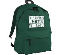 HippoWarehouse Rule Breaker Mess Maker Anti-Napper Backpack ruck Sack Dimensions: 31 x 42 x 21 cm Capacity: 18 litres