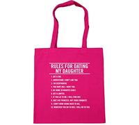 Hippowarehouse rules for dating my daughter Tote Shopping Gym Beach Bag 42cm x38cm, 10 litres