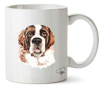 Hippowarehouse Saint Bernard - Dog Printed Mug Cup Ceramic 10oz