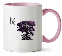 Hippowarehouse Sakura Cherry Blossom Tree Printed Mug Various Colour Options Ceramic Cup Kitchenware 11oz
