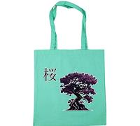 Hippowarehouse Sakura cherry blossom tree Tote Shopping Gym Beach Bag 42cm x38cm, 10 litres