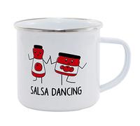 Hippowarehouse Salsa Dancing Printed Mug Various Colour Options Ceramic Cup Kitchenware 11oz