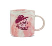 Hippowarehouse Save a Horse, Ride a Cowboy #2 Printed Mug Various Colour Options Ceramic Cup Kitchenware 11oz