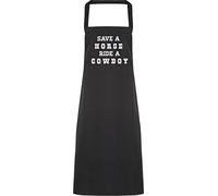 Hippowarehouse Save a horse ride a cowboy Apron kitchen cooking painting DIY onesize adult