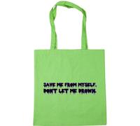 Hippowarehouse Save ME from Myself Don't LET ME Drown Tote Shopping Gym Beach Bag 42cm x38cm, 10 litres