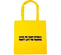 Hippowarehouse Save ME from Myself Don't LET ME Drown Tote Shopping Gym Beach Bag 42cm x38cm, 10 litres