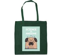 Hippowarehouse Science is awesome Tote Shopping Gym Beach Bag 42cm x38cm, 10 litres