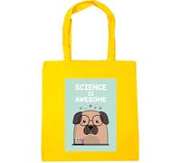 Hippowarehouse Science is awesome Tote Shopping Gym Beach Bag 42cm x38cm, 10 litres