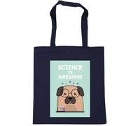 Hippowarehouse Science is awesome Tote Shopping Gym Beach Bag 42cm x38cm, 10 litres