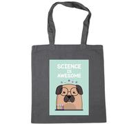 Hippowarehouse Science is awesome Tote Shopping Gym Beach Bag 42cm x38cm, 10 litres