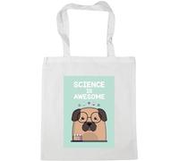 Hippowarehouse Science is awesome Tote Shopping Gym Beach Bag 42cm x38cm, 10 litres