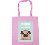 Hippowarehouse Science is awesome Tote Shopping Gym Beach Bag 42cm x38cm, 10 litres