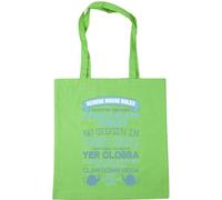 Hippowarehouse Scouse house rules Tote Shopping Gym Beach Bag 42cm x38cm, 10 litres
