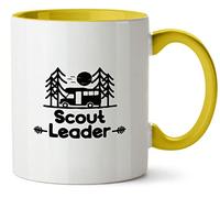 Hippowarehouse Scout Leader Printed Mug Various Colour Options Ceramic Cup Kitchenware 11oz