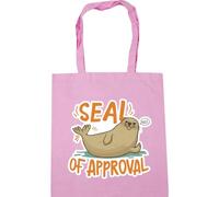 Hippowarehouse Seal of approval Tote Shopping Gym Beach Bag 42cm x38cm, 10 litres