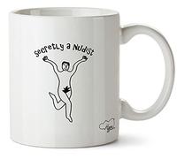Hippowarehouse Secretly a Nudist - Man Printed Mug Various Colour Options Ceramic Cup Kitchenware 11oz