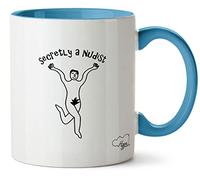 Hippowarehouse Secretly a Nudist - Man Printed Mug Various Colour Options Ceramic Cup Kitchenware 11oz