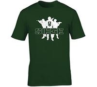 Hippowarehouse Seige Swat Team Unisex Short Sleeve t-Shirt (Specific Size Guide in Description) Forest Green