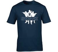 Hippowarehouse Seige Swat Team Unisex Short Sleeve t-Shirt (Specific Size Guide in Description) Navy Blue