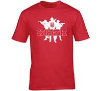 Hippowarehouse Seige Swat Team Unisex Short Sleeve t-Shirt (Specific Size Guide in Description) Red