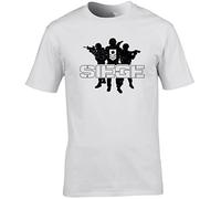 Hippowarehouse Seige Swat Team Unisex Short Sleeve t-Shirt (Specific Size Guide in Description) White