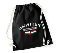 Hippowarehouse Semper fidelis Polak Wegier dwa bratanki (Always faithful Polish Hungarian brothers) Drawstring Cotton School Gym Bag 37cm x 46cm, 12 litres