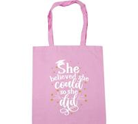 Hippowarehouse she believed she could so she did Tote Shopping Gym Beach Bag 42cm x38cm, 10 litres