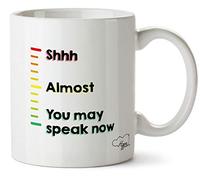 Hippowarehouse Shh Almost You May Speak Now Printed Mug Cup Ceramic 10oz