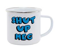Hippowarehouse Shut up meg Printed Mug Various Colour Options Ceramic Cup Kitchenware 11oz
