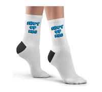 Hippowarehouse Shut up meg Socks Printed Childrens 26.5cm breathable Novelty Sock Gift