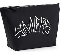 Hippowarehouse Sinners printed make up cosmetic wash bag 18x19x9cm