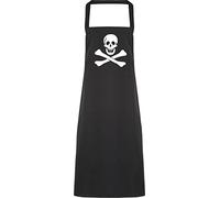 Hippowarehouse skull and crossbones Apron kitchen cooking painting DIY onesize adult
