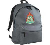Hippowarehouse Skull and dice gambling fire backpack ruck sack Dimensions: 31 x 42 x 21 cm Capacity: 18 litres