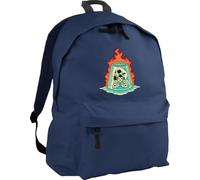 Hippowarehouse Skull and dice gambling fire backpack ruck sack Dimensions: 31 x 42 x 21 cm Capacity: 18 litres