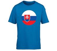 Hippowarehouse Slovakia Flag Kids Children's Short Sleeve t-Shirt