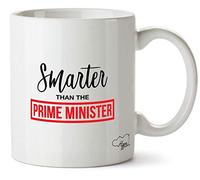 Hippowarehouse Smarter Than The Prime Minister Printed Mug Cup Ceramic 10oz