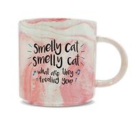Hippowarehouse Smelly cat Smelly cat What are They Feeding You Printed Mug Various Colour Options Ceramic Cup Kitchenware 11oz
