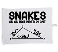 Hippowarehouse Snakes on a inclined plane Tea Towel Eco Printed Dish Cloth Kitchen accessory 50cmx70cm 100% Cotton